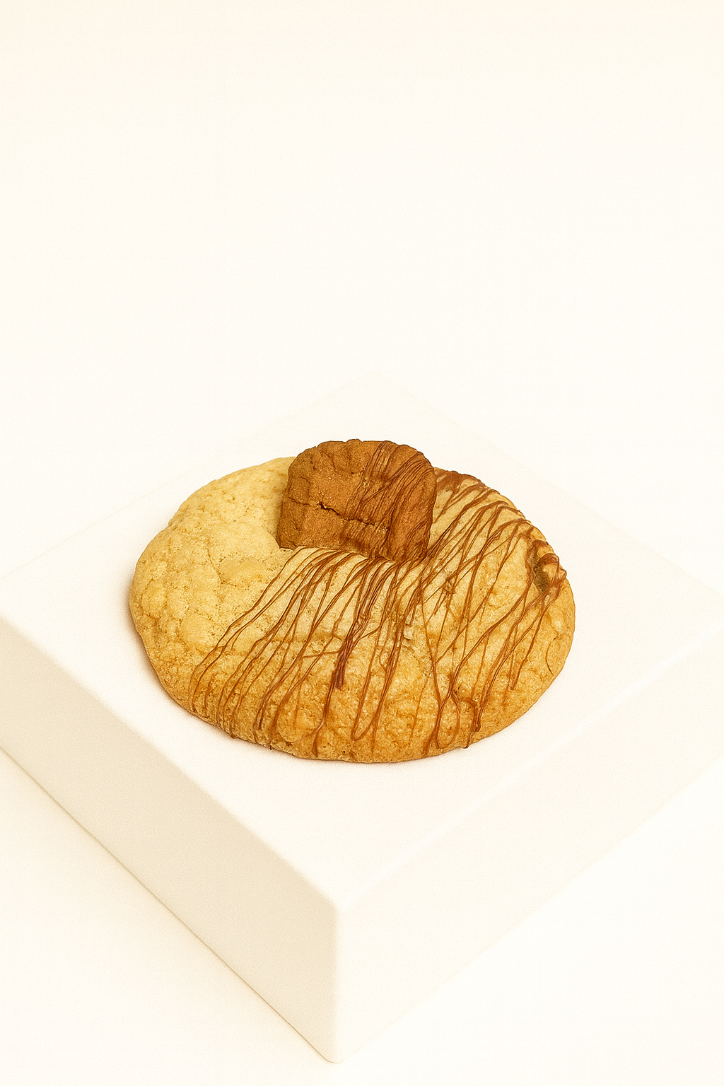 Biscoff & White Choc Stuffed Cookie